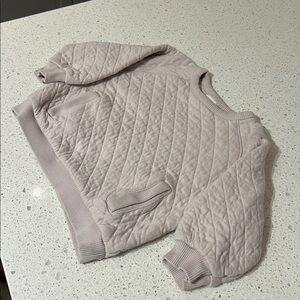 Zara Quilted Sweatshirt